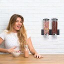 Müslidispenser dobbel for veggmontering