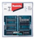Makita B-66880 35 Deler Bitssett for 1/4" Skrutrekker med Rustbeskyttelse
