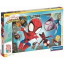 Clementoni Puslespill 104 Brikker Spidey and His Amazing Friends