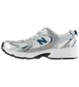 New Balance Sko   530   Silver Metallic/Strøm sang   New Balance   31   Sko Blå Hvit Svart Sølv