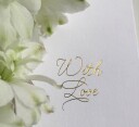 Cardsome Kort A7 With Love hvitt