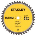 SIRKELSAGBLAD TCT 190x16mm 40T STANLEY