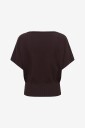 Only   Genser Onlmio 2/4 Boatneck Nca Knt   Brun