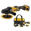 DeWalt Poleringsmaskin DCM849P2 18V Med batteri