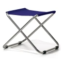Fiam Chico fotpall blue aluminium/textilene