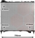 VAN WEZEL 02012709 Radiator motorkjøling