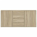  Skjenker 3 stk sonoma eik 60x31x84 cm konstruert tre