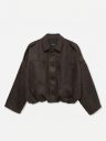 Vero Moda Hazel Long Sleeve Faux Suede Bomber Jacket Brun 44