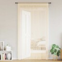 vidaXL Trådgardiner 2 stk 100x250 cm krem