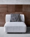 house doctor Cushion Hdsky Sand Black   SAND   L:50 cm.W:50 cm.H:10 cm