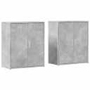  Skjenker 2 betonggrå 60x31x70 cm konstruert tre 8721102594243