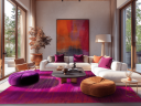Wilton teppe   Elowen rosa Størrelse: 200 x 280 cm
