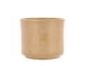 Villa Collection Leer Blomsterpotte 15x13 cm kremfarget