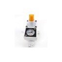 Kegland 8mm Duotight Inline Regulator inline regulator med manometer