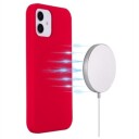 iPhone 12/12 Pro Liquid Silikondeksel MagSafe-kompatibel Rød