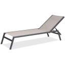 Fiam Ocean solseng i antracit/taupe aluminium