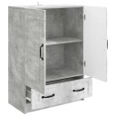  Serviesskap Betonggrå 66 x 34,5 x 92 cm Konstruert tre