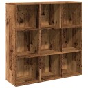 Bokhylle gammelt tre 98x29x97,5 cm