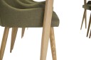 Venture Design Polar & Plaza spisegruppe Hvit/grønn 6 st stoler & bord 240 x 100 cm