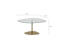 Karamea Sofabord 85 cm - Gull