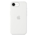 Apple iPhone 16e silikondeksel Hvit