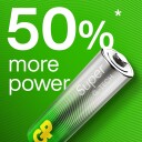 GP Super Alkaline AA Batteri 1.5V 12-Pack - Engangsbatteri til Universelt Bruk