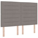  Seng ramme taupe 160x200 cm i stoff