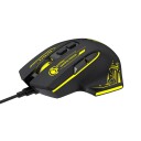 Wozinsky WMGK-1181W Wired Optical Gaming Mouse 7200 DPI Backlight Black and Yellow