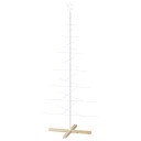vidaXL Metall juletre KUOPIO 180 cm Stål Hvit