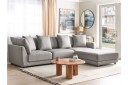 Delisha Sofa 3 seter   Grå/Svart