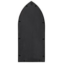 vidaXL Hagespeil svart 70x30 cm for utendørs bruk jern