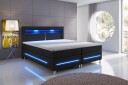 Modena Lyx Sengepakke 140x200 LED-belysning - Svart