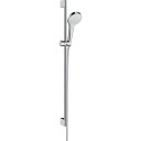Hansgrohe Croma Select S Dusjsett 65 cm, EcoSmart, 1jet, Hvit/Krom