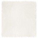  Faux Skinnmatte Tafalla Hvit 120 x 120 cm Polyester