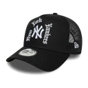 New Era Wordmark Trucker Neyyan   Black   ONE SIZE