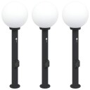 vidaXL Pullertlamper med sensor og stikkontakt 3 stk 80 cm svart IP44