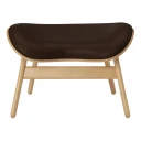 Umage A Conversation Piece Ottoman Fotskammel Oak/Umage Leather Brown