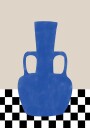 Azure Vase Chess Board Plakat Plakat / 40x50cm