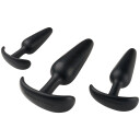 Doc Johnson Merci Tush Trainer 3-delt Sett i Silikon - Black