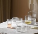 ferm LIVING Ripple frokostskål 4-pakning clear