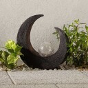 Lindby LED-solcellelampe Adem i ethnostil 30,5 cm