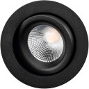 SG Armaturen Junistar Lux Isosafe Downlight 7 W svart 560 lm Belysning