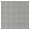 Vidaxl Vektdyne grå 220x230 cm 15 kg stoff
