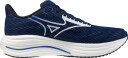 Mizuno Men"s Wave Rider 29 Estate Blue/white/lightning Yellow 45
