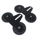 Magnetfeste med liggende festeplate 2 sk Sett med to fester og 88mm magnet