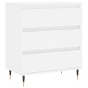  Skjenk hvit 60x35x70 cm konstruert tre