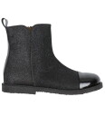 ANGULUS Booties - Flat - With Zipper - Black - 37