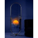 Verpan Wire Bordlampe Ø40 Krom/ Oransje