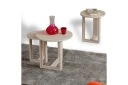 Falan Settbord 52 cm Rundt 3 Bord - Beige