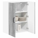  Kjøkkenskap Grå Sonoma 60 x 31 x 80 cm Konstruert tre